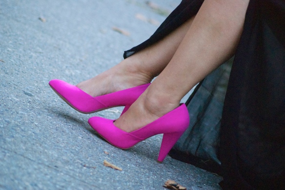 Pink Shoes Forever 21 Close Up