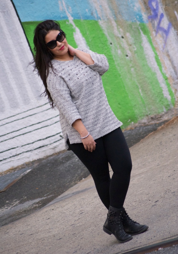 H&M Spiked Sweater